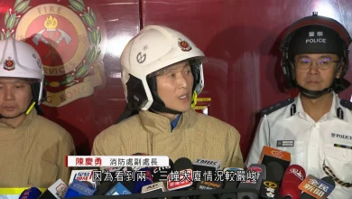 大埔宏福苑五級火｜消防：火勢嚴峻、仍有市民被困 惟現場溫度非常高 未能前往求助單位