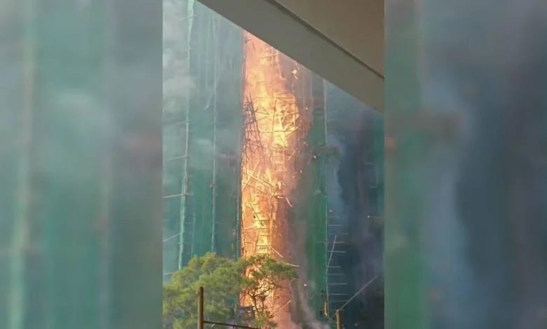 大埔宏福苑四級火蔓延3樓宇 消防員殉職離世 運輸署宣布緊急封閉路段