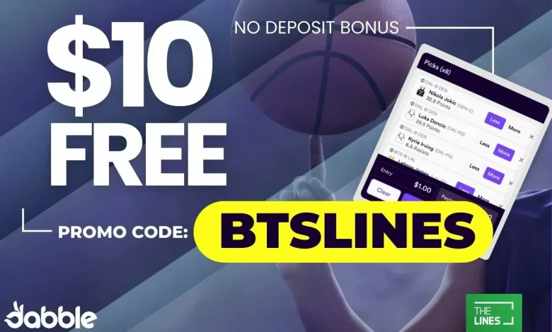 $10 Free No Deposit Bonus on Warriors vs Cavaliers NBA: Use Dabble Code BTSLINES