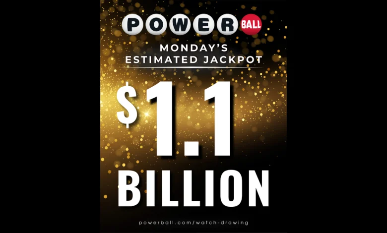 $1.1 billion Powerball® jackpot up next this Monday