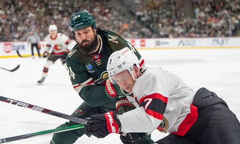 (12-13-25) Wild Vs Senators: Projected Lines