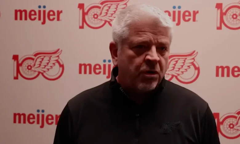"Big Challenge": Red Wings' Todd McLellan Previews Six-Game Road Swing