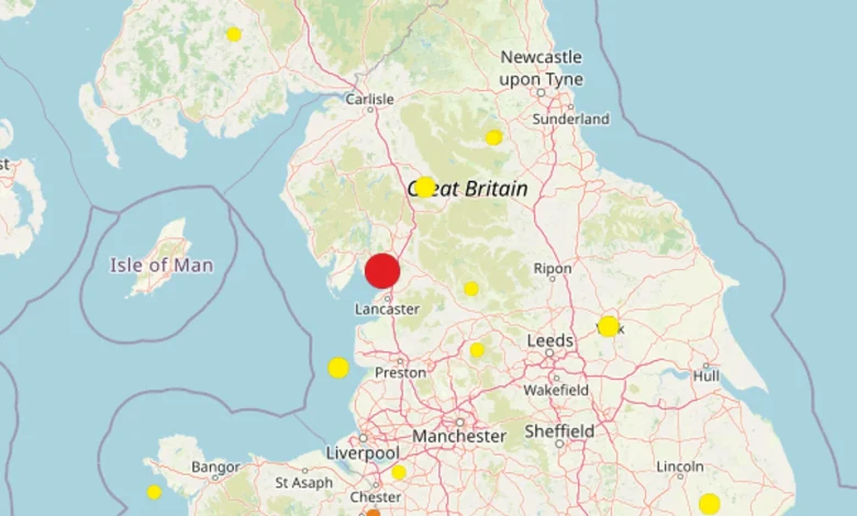3.3-magnitude earthquake shakes part of northwest England