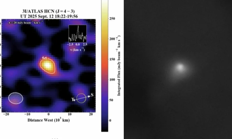 3I/ATLAS: ALMA Detects Most Enriched Concentration Of Methanol And Hydrogen Cyanide Observed In Any Comet Ever
