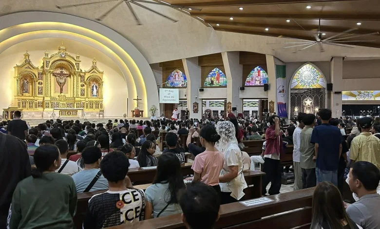 46,000 Catholics join first day of Misa de Gallo in Davao City