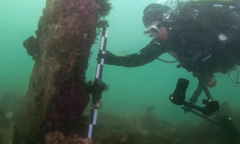 A 7,800-Year-Old Massive Stone Wall Discovered Beneath the Sea off the Coast of France