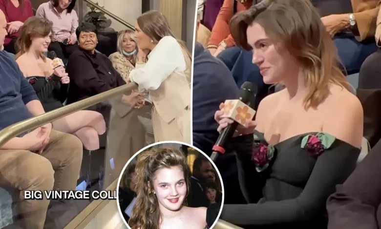 A fan wore Drew Barrymore’s iconic 1989 Oscars dress to her talk show — see the star’s reaction