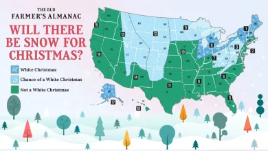 A white Christmas coming? Old Farmer's Almanac makes its prediction