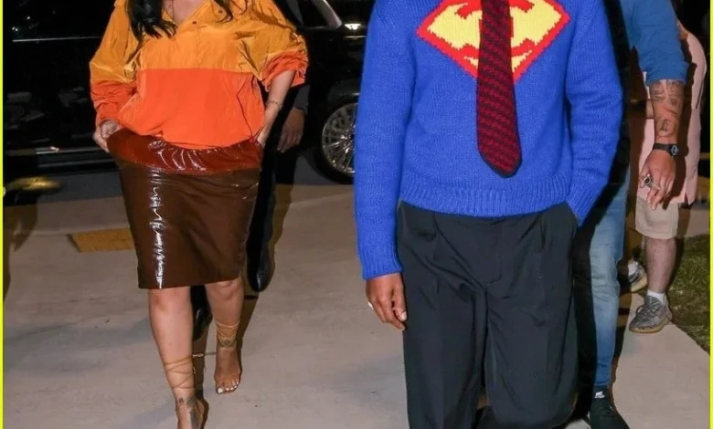 A$AP Rocky Channels Clark Kent for Art Basel Event in Miami with Rihanna