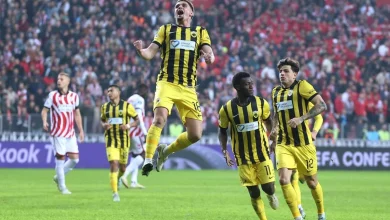 AEK Athens come back to leapfrog Samsunspor into top spot of Conference League
