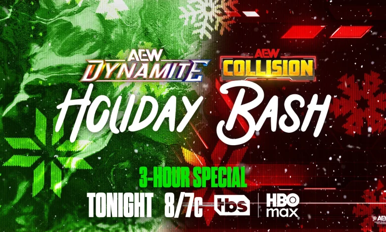 AEW Dynamite & Collision Holiday Bash Preview – Million Dollar Trios Match, Dynamite Diamond Battle Royale, Continental Classic, Tag Title Match, More