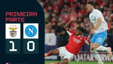 AO VIVO: Otamendi cabeceia sem perigo (6')