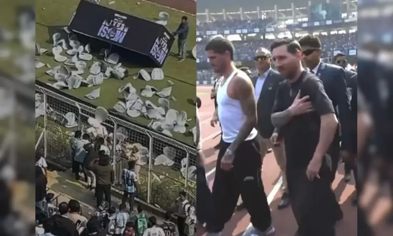 "Absolute Disgrace": Lionel Messi's Blink And Miss Kolkata Event Angers Fans, Bottles Thrown
