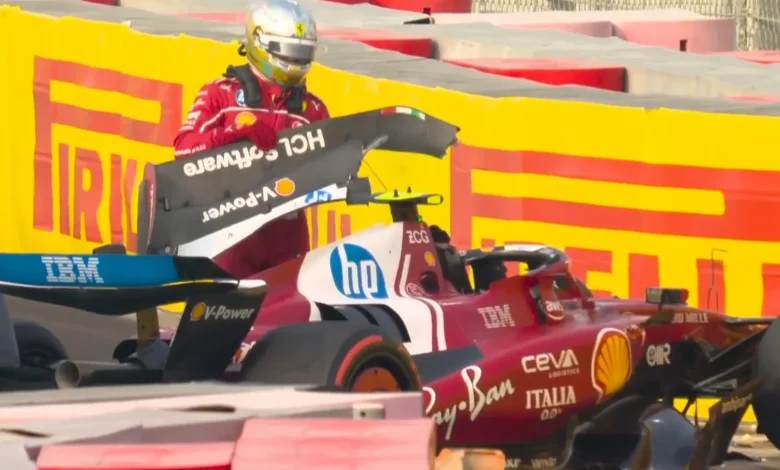 Abu Dhabi GP: George Russell edges out title contenders Lando Norris, Max Verstappen as Lewis Hamilton crashes in final practice