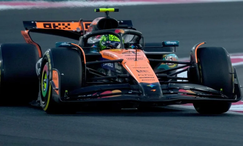 Abu Dhabi GP: Lando Norris fastest in second practice from Max Verstappen at F1 title decider with Oscar Piastri only 11th