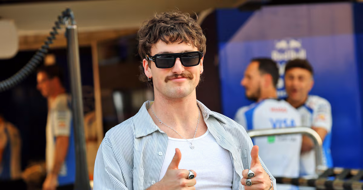 Abu Dhabi Grand Prix 2025: Benson Boone tours paddocks before Etihad Park show