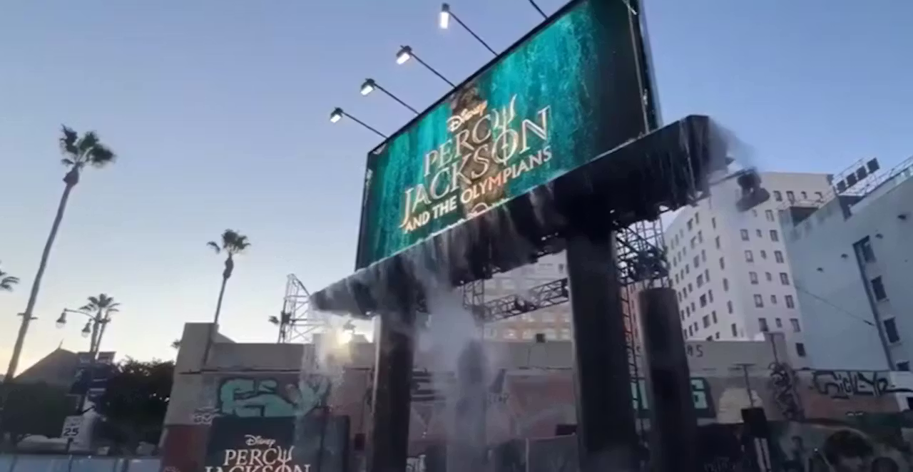 Ad of the Day: Percy Jackson makes waves with immersive water billboard