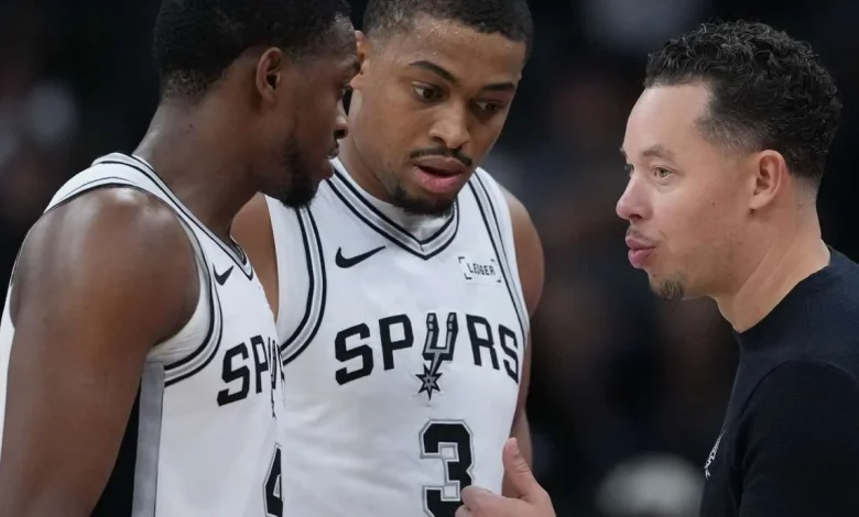 Adversity has been a constant for Mitch Johnson in his Spurs' tenure. He's handling things with ease