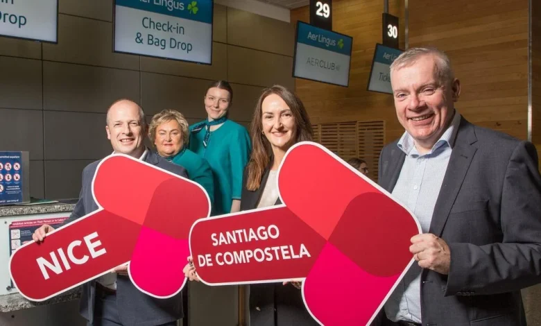 Aer Lingus launches new routes from Cork to Nice and Santiago de Compostela