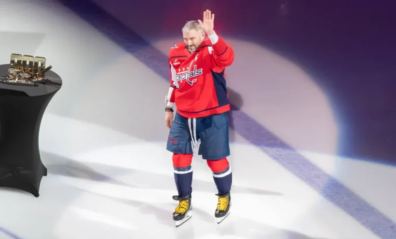 Alex Ovechkin becomes seventh player in NHL history to record 800 points on the road