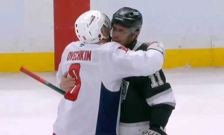 Alex Ovechkin leads Capitals’ post-game handshake line for retiring Anze Kopitar: ‘It’s just all about respect’