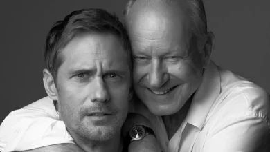 Alexander and Stellan Skarsgård on Pillion BDSM and Awards Season Rivals