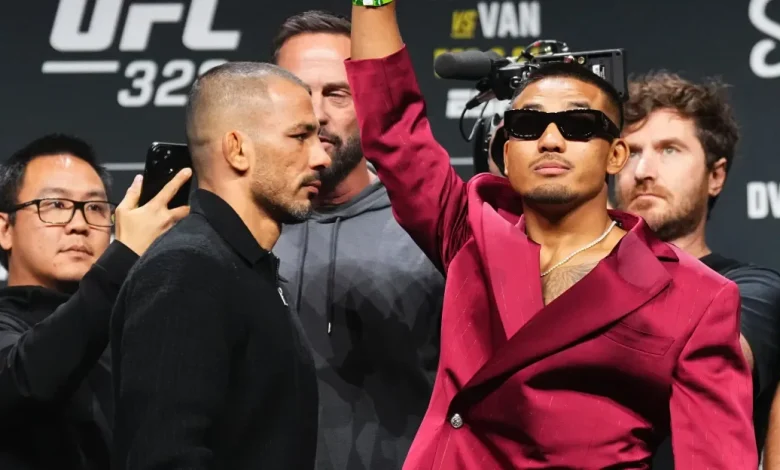 Alexandre Pantoja mean mugs Joshua Van during tense faceoff ahead of UFC 323