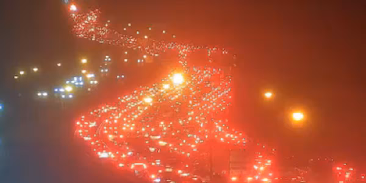 All I-75/85 northbound lanes closed due to police activity