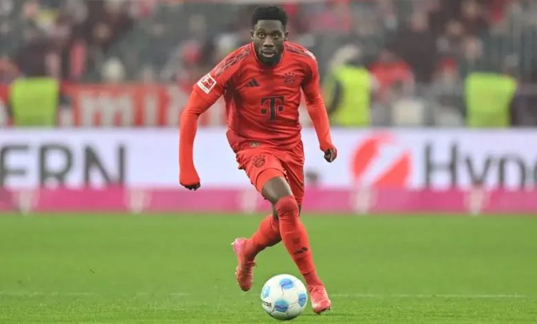 Alphonso Davies (25) to make Bayern Munich return