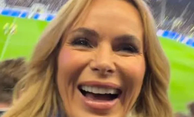 Amanda Holden says 'up the Toffees' as she spends time in the 'best city'
