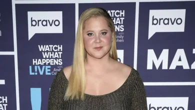 Amy Schumer Poses in Minidress in New Photos After Weight Loss Journey