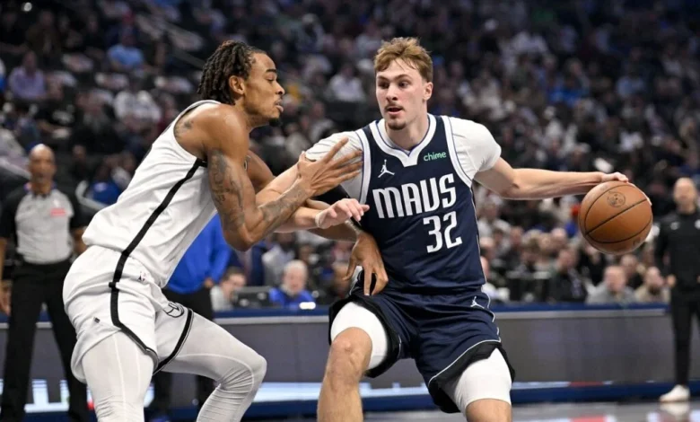 Anthony Davis’ all-round effort boosts Mavs over Nets