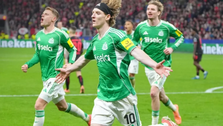 Antony Gordon makes Newcastle history as Magpies are held to 2–2 draw with Leverkusen