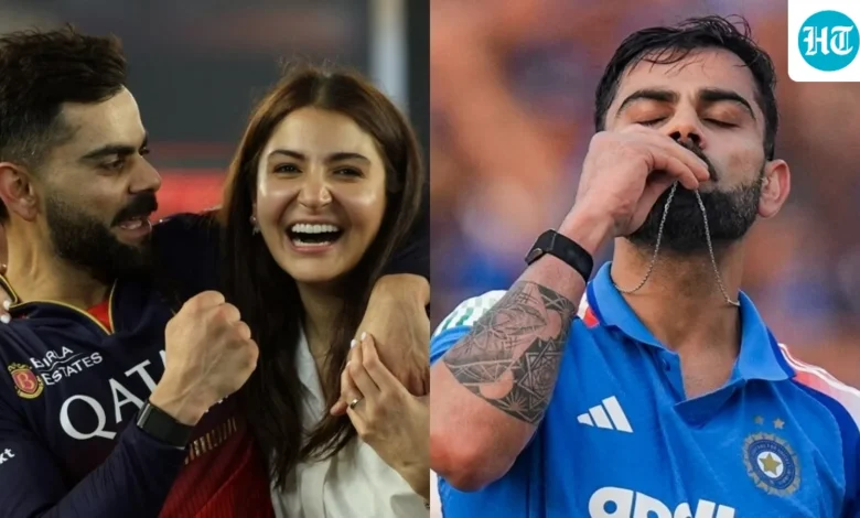 Anushka Sharma shows love for Virat Kohli after he scores 53rd ODI century; kisses wedding ring | Bollywood