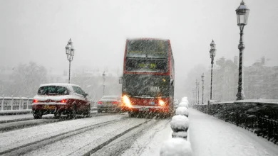 'Arctic blast' could bring 4cm of snow to UK this week, forecaster warns