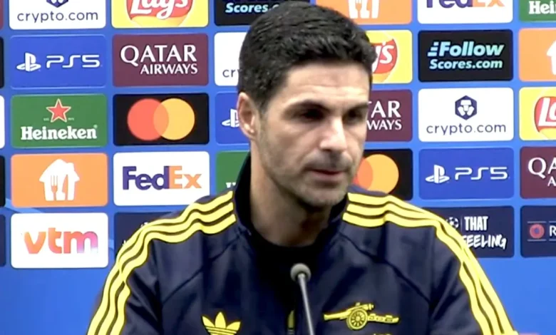 Arteta provides injury updates ahead of Club Brugge clash