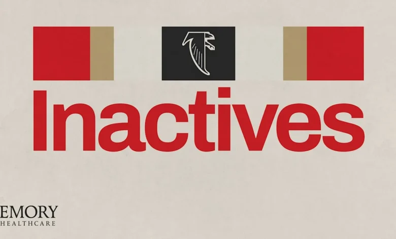 Atlanta Falcons inactives vs. Tampa Bay Buccaneers