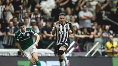 Atlético x Palmeiras: titular do Palmeiras dá entrada dura e é expulso no 1º tempo