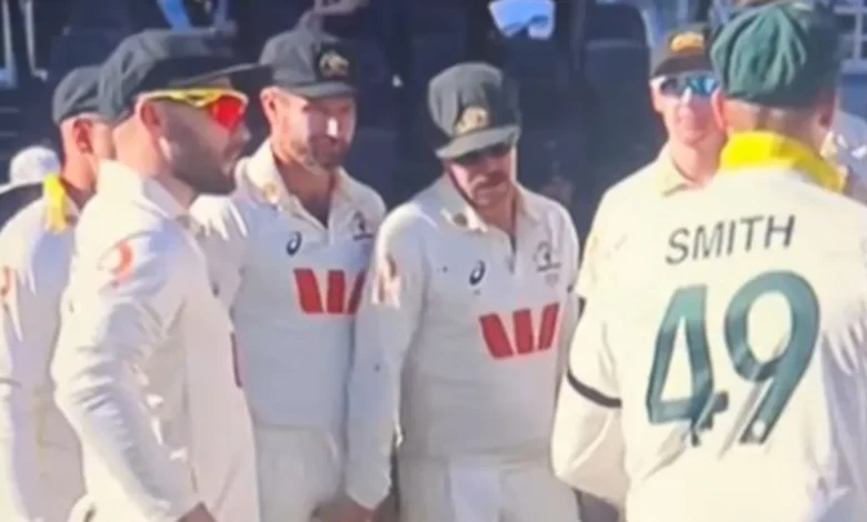 'Australia ball-tampering again' joke fans as Head's cheeky prank caught live