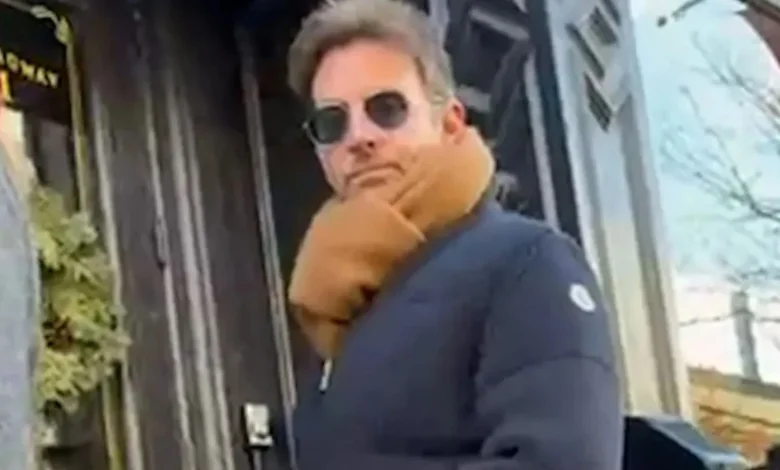 Awkward moment Bradley Cooper and supermodel girlfriend Gigi Hadid are ambushed in the street by Tiktokker