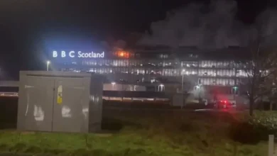 BBC Scotland headquarters in Glasgow evacuated after fire breaks out