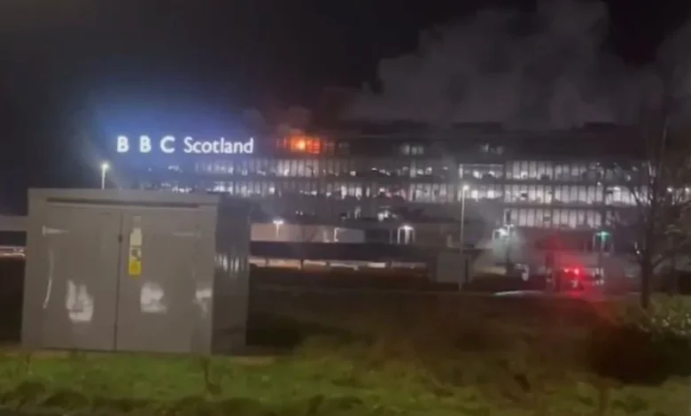 BBC Scotland headquarters in Glasgow evacuated after fire breaks out