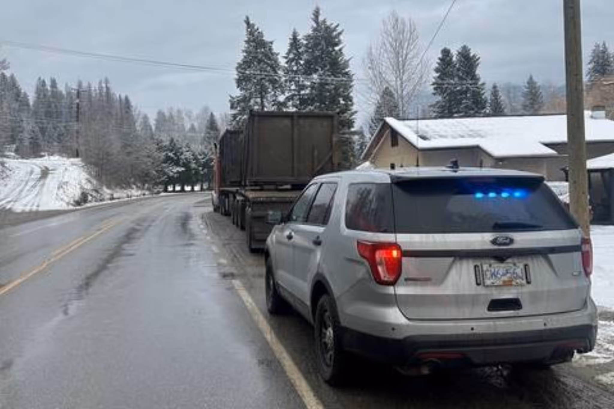 B.C. truck driver pulled over with 'festive' lit candle in cab | News