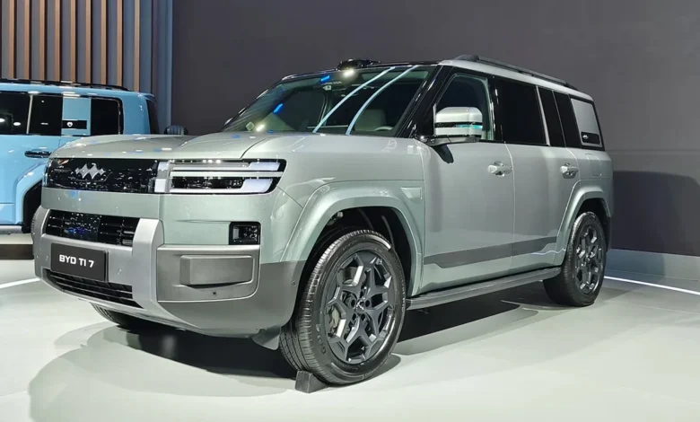BYD Ti7 plug-in hybrid SUV debuts in Thailand as the brand’s new global model