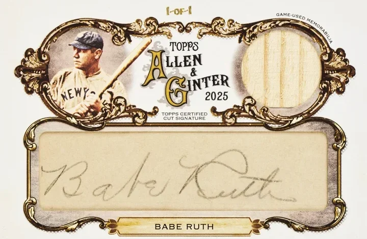 Babe Ruth meets Larry David, U.S. Presidents in 2025 Topps Allen & Ginter set
