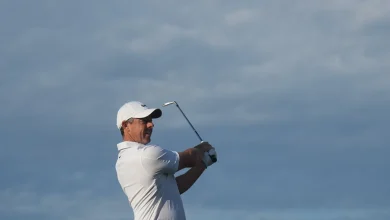 Banana peel moment! A slippery slope for McIlroy during his 3rd round at the Australian Open