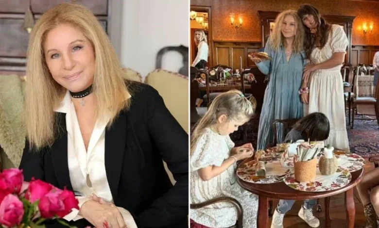 Barbra Streisand slammed over 'servants' as she shares Thanksgiving pic from lavish home