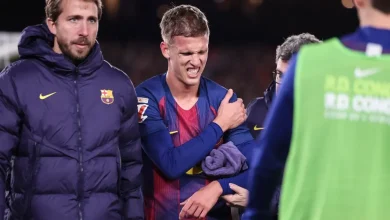 Barca fear Olmo out until 2026 with dislocated shoulder