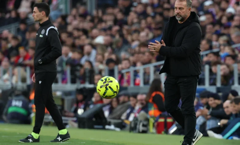 Barca's Flick happy to have players back for Atletico clash