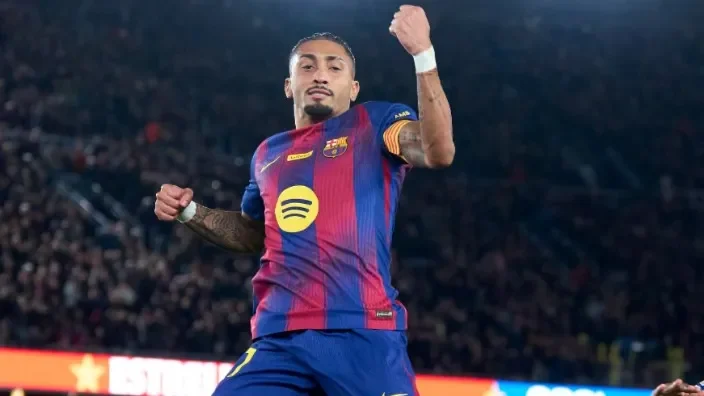 Barcelona player ratings vs Osasuna: Raphinha is magic! Brazil winger nets classy brace to extend Blaugrana's lead at top of La Liga